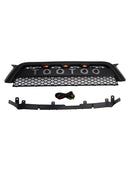 TRD Pro Style Frontstoßstangengrill passend für Toyota 4Runner 2010-2013, Mattschwarz