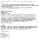 Hinteres Differential-Antriebskettenrad A2463506900 für Mercedes W246 CLA250 B25 A45