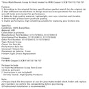 MINI Cooper S/JCW F54 F55 F56 F57 Schwarz glänzend Motorhauben-Lufthutze