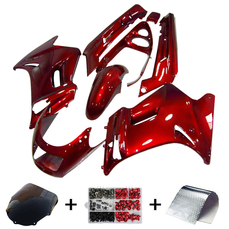 1996-2007 Kawasaki ZZR250 Injection Fairing Kit, kropp, ABS