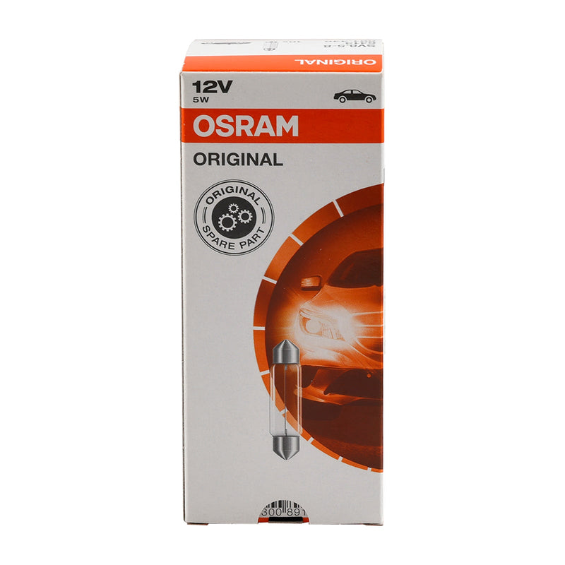 10 STÜCKE Auto Licht Rohrlampe birne C5W SV8.5 43 MM 6413 12 V 5 Watt Für OSRAM