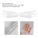 2015–2018 Nissan Murano links + rechts Frontscheinwerfer klare Linse Abdeckung