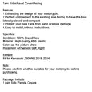 Tampa lateral do tanque de gás Kawasaki Z900RS 2018-2024