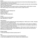 Nockenwellen-Haltewerkzeug J-35652-A Passend für Detroit Diesel 60 Series Motor M30116