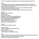 2016-2018 Mitsubishi Outlander 1 Paar Frontscheinwerfer-Sprühdüsen