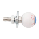 4x Motorrad Fahrrad Kunststoff Augapfel Nummernschild Bolzen Auf Schraube Auf Rahmen Mutter