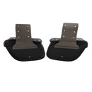 Universell sadelväska sida förvaringssvåse pu bagage svart 80L för motorcykel