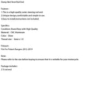 2012–2019 Polaris Rangers 2 kusy CNC hliník 6 mm skládkovou postel hlava tyče