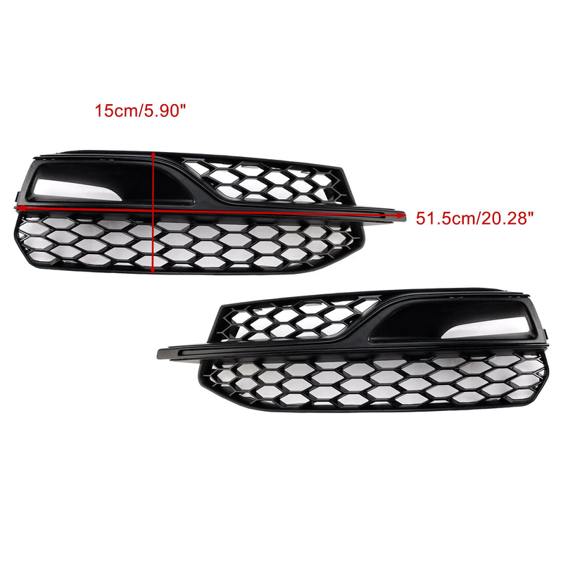 2013-2016 AUDI A3 S3 S-Line Front Lower Fog Light Cover Grille Grill