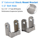 3"" Universal-Stoßdämpferhalterung mit 1/2""-Schraubenloch für 1,75""–3"" Performance-Fahrwerke