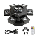 10 LED RGBW Moving Head Strobe Light Laser Bühnenbeleuchtung Strahl DMX Disco DJ