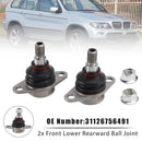 2x Vorderes unteres hinteres Kugelgelenk 31126756491 für BMW X5 E53 2000-2006 Alle Modelle