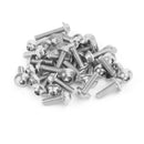 158 kusů - stříbrná hliníková sada šroubů M5/M6