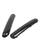 2001–2004 Mini One Cooper R50/R52/R53 Paar Frontstoßstangen-Zierleisten-Set, glänzend schwarz