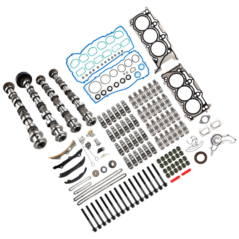 2011-2016 Chrysler Town &amp; Country 3,6 l V6-Motor Nockenwellen Kipphebel Stößel Steuerkette
