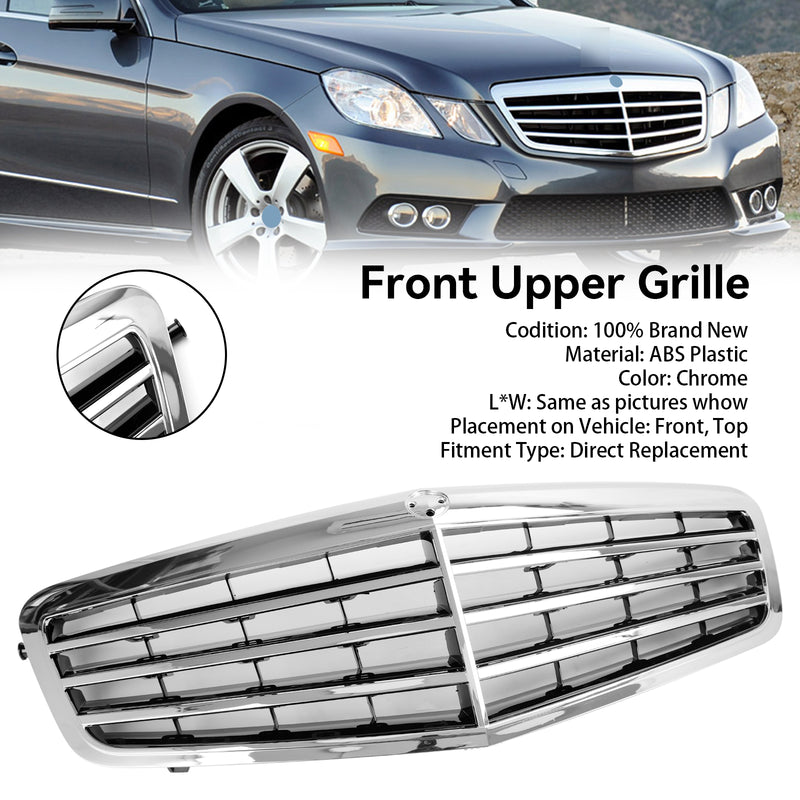 Krom frontgrill Kylargrill för Mercedes E-klass W212 2010-2013