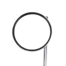 Paar universelle Motorrad-Klemmspiegel, 4 Zoll, verchromt, rund, für 7/8 Zoll Lenker