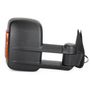 Para elektrycznie rozkładanych lusterek holowniczych do Toyoty Hilux 2005-2011 w kolorze czarnym