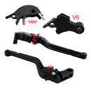 Palanca larga de embrague y freno adecuada para YAMAHA XSR900 XSR900GP MT-09 MT-09SP 2024-2025