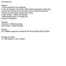 Suuttimet 16450-ZY6-003 Hondalle 115 hv, 135 hv, 150 hv, BF200, BF225, BF250