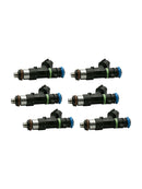 Pack of 6 injectors for Nissan Murano 2003-2004 and Quest 2004-2009, part number 16600-7y000