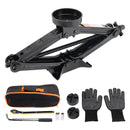 Auto zvedák 2,5 t/2500 kg univerzální nůžkový zvedák s klíčem na matice kol pro SUV a MPV