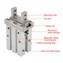 MHZ2-16D Pneumatischer Parallel-Luftgreiferzylinder SMC Typ Bohrung 16mm
