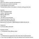 2019–2021 Porsche Macan Schwarz Frontstoßstangengrill 95B807683AN1E0