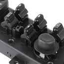 Hovedbryter for elektriske vindusheiser, førerside, Jeep Grand Cherokee (1999–2004), delenummer: 55196389AB 1S13105