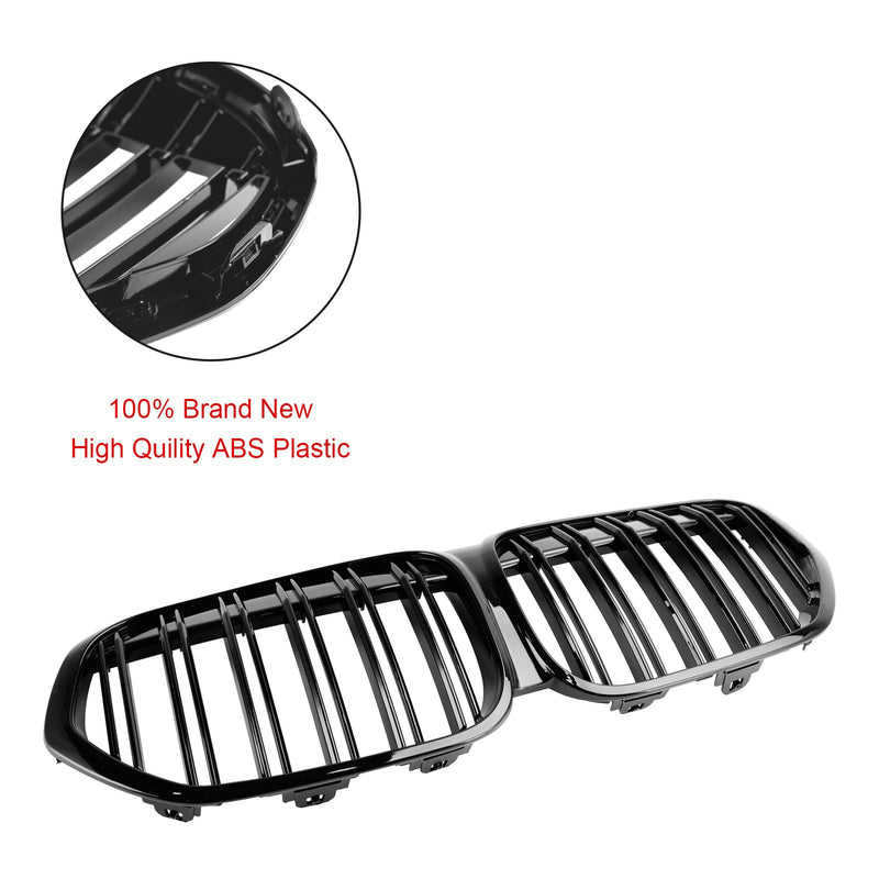 2019–2021 BMW X1 F48 F49 Doppellamellen-Frontnierengrill in Hochglanzschwarz