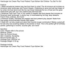 Hamburger Eis Spielen Lebensmittel Pretend Spielzeug Küche Set Kinder Spielzeug Set Für Kind