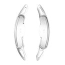 Steering wheel shift paddles for Mini F54 F55 F56 F57, aluminum silver