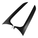 2012–2018 Audi A6 C7 Allroad Avant schwarz glänzend Paar Heckscheibe Seitenflügel Spoiler