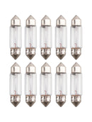 10 STÜCKE Auto Licht Rohrlampe birne C5W SV8.5 36 MM 6418 12 V 5 Watt Für OSRAM