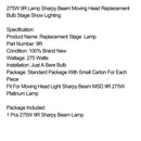 MSD 20R 440W lampe Sharpy Beam Moving Head Replacement Bulb Scene Show Lighting