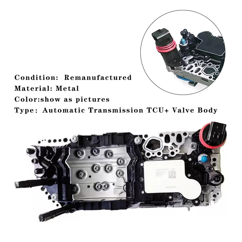 722.8 CVT vaihteiston ohjausyksikkö venttiilirungon solenoidilla Mercedes Benzille