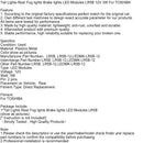 Módulos de LED de luz de freio de nevoeiro de cauda traseira LR5B 12V 3W para Toshiba