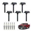 6st Tändspole + Tändstift UF807 för Dodge Ram Chrysler 3.6L 2016-2021