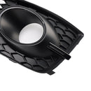 2015–2017 Audi A8 S8 2 Stück schwarz Front Nebel Grill Grill Licht Abdeckung