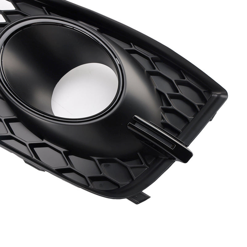 2015–2017 Audi A8 S8 2 Stück schwarz Front Nebel Grill Grill Licht Abdeckung