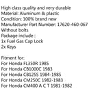 Juego de llaves de tapa de tanque de combustible para Honda GL500 GL650 CM125/250C/400/450 CBX FL350R