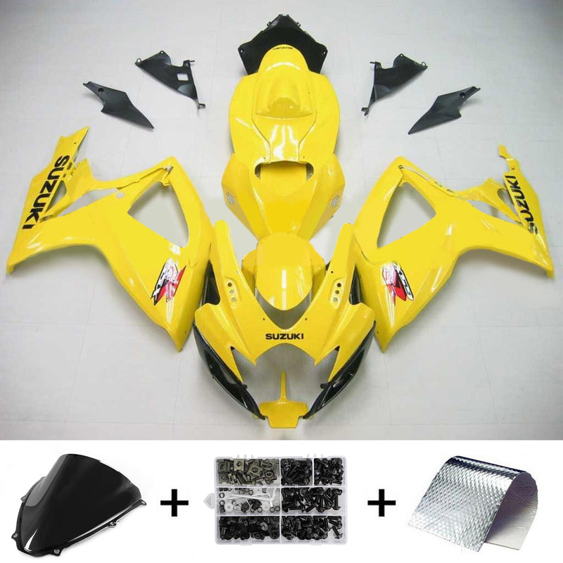 2006-2007 K6 Suzuki GSXR 600/750 insprutningsskyddssats kropp plast