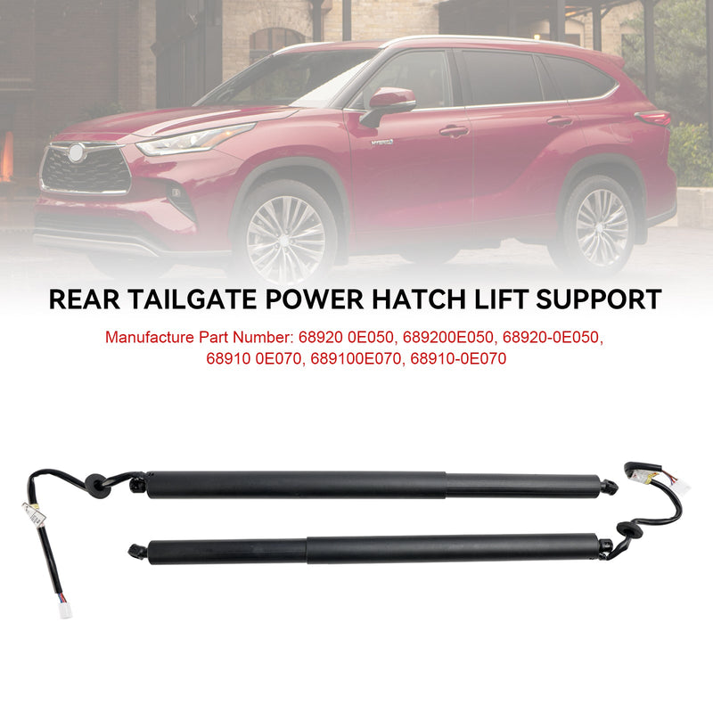 2020-2023 Toyota Highlander 2PCS elektrické zvedací dveře 68910-0E070 689200E050