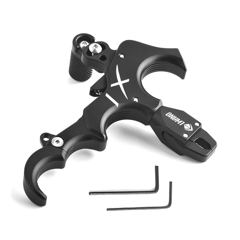 Sammensatte buefrigjøringshjelpemidler 3/4 finger tommel trigger caliper Utskiftbar