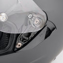 Dot motorcykelhjälm för vuxna, gata, integrerad hjälm, orange, matt svart