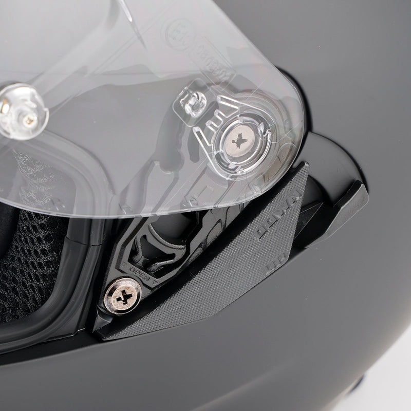 Dot motorcykelhjälm för vuxna, gata, integrerad hjälm, orange, matt svart