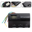 Ersättning Digital termostat för uppvärmning/kylning, kompatibel med Coleman 83303362, svart