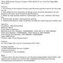 2013-2021 Ford Flex Edge MKX eixo traseiro acoplamento viscoso diferencial CV6Z-4A232-A