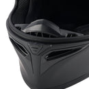 Dot motorcykelhjälm för vuxna, gata, integrerad hjälm, orange, matt svart