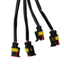 2016-2023 Toyota Tacoma Smoked Lens Amber Light Front Grille LED Light Kit